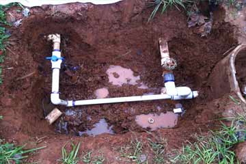 Water pipe leak repair